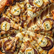 Pizza La Chicken Miel artisanale Vaffangusto au poulet et au miel