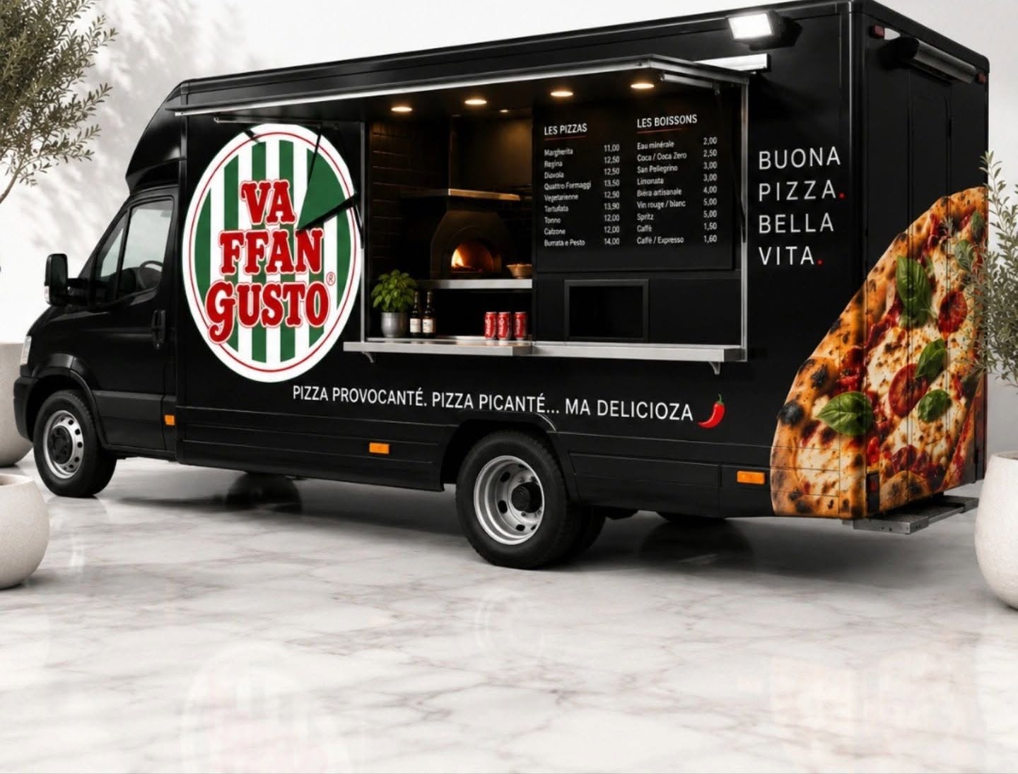 Camion pizza Vaffangusto pour événement privé dans le Var